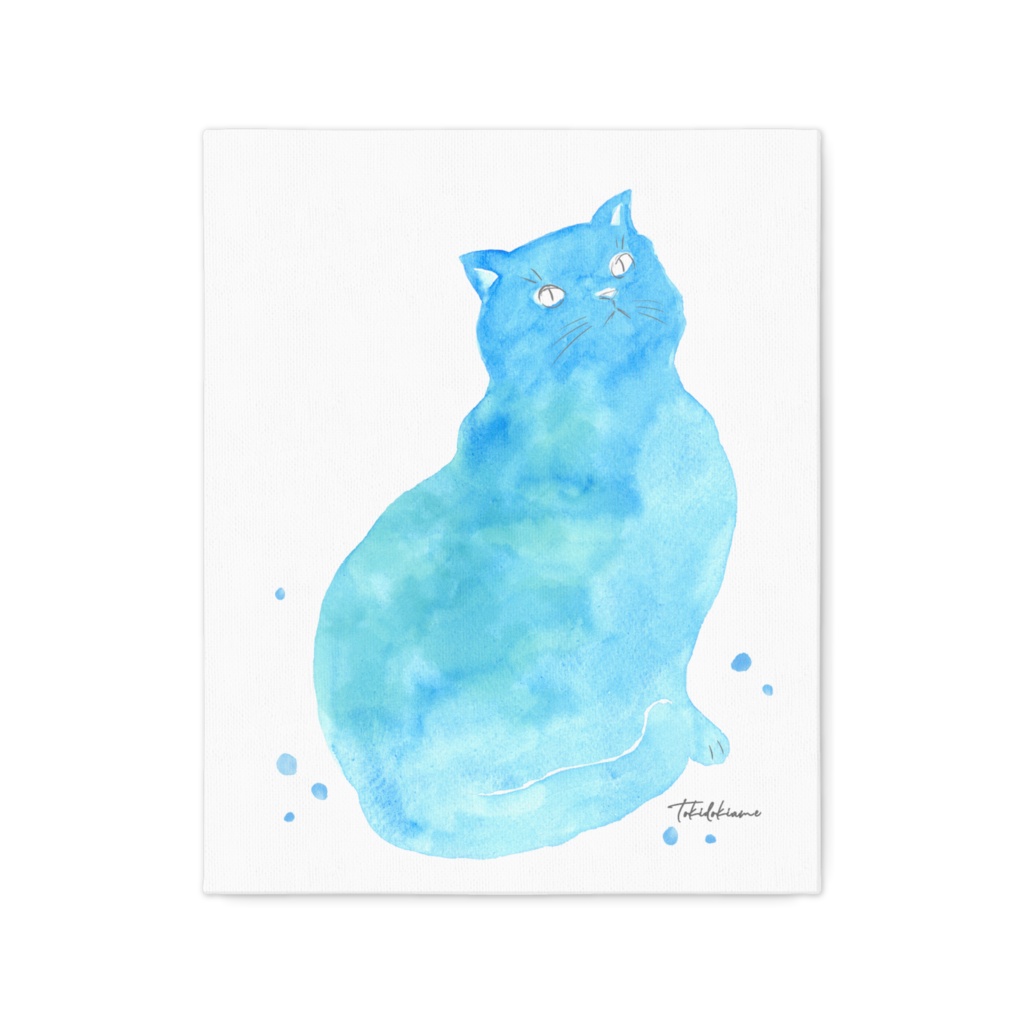 猫の絵 アクリル画no.38 - 絵画