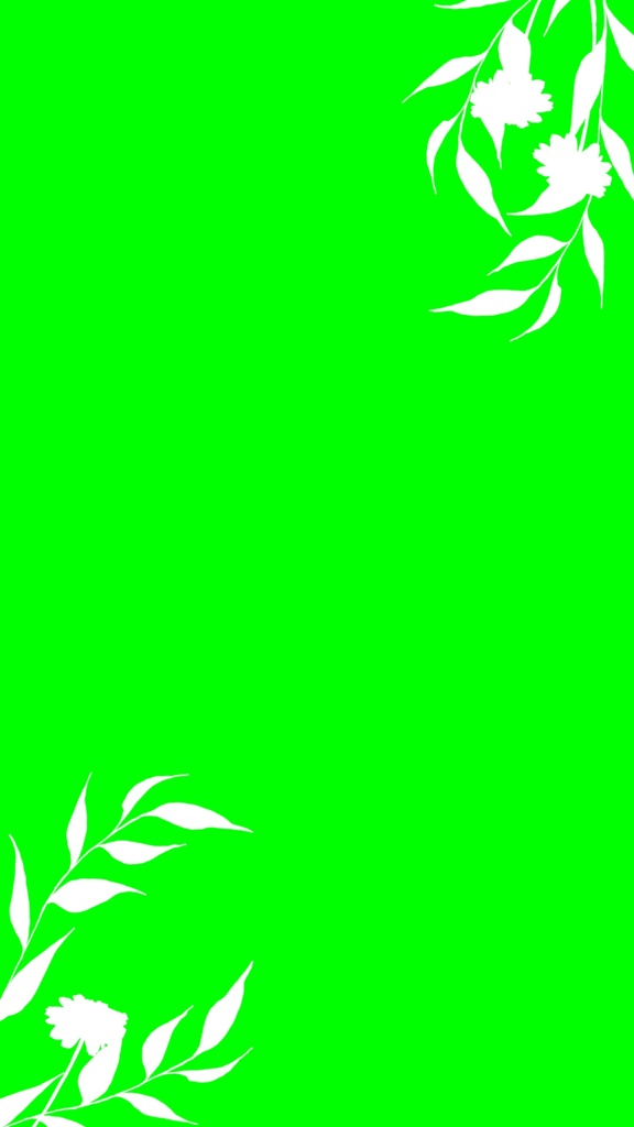 葉っぱが揺れるループ動画