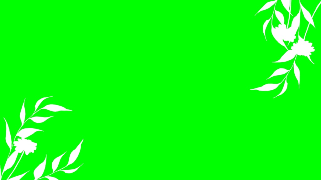 葉っぱが揺れるループ動画