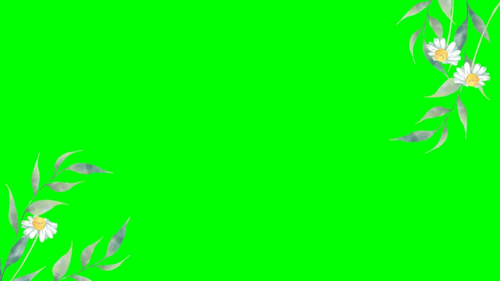 葉っぱが揺れるループ動画