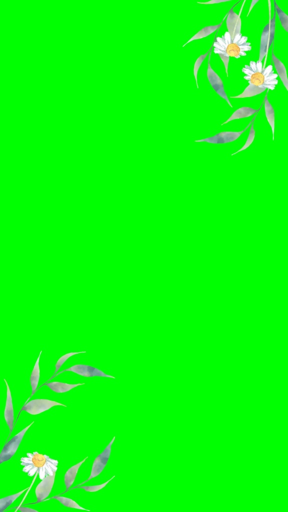 葉っぱが揺れるループ動画