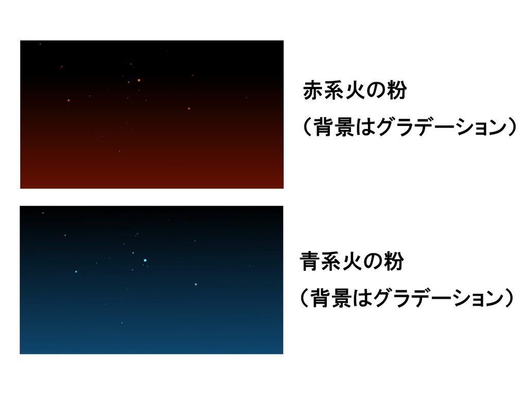 炎と火の粉の動画素材