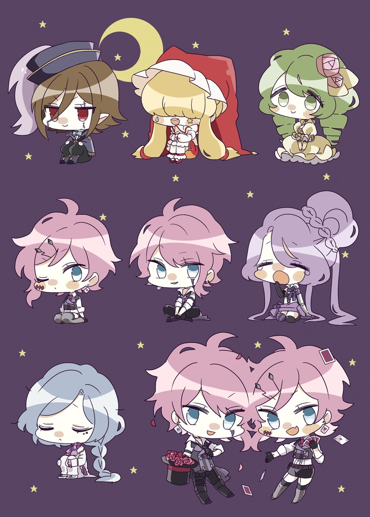 【フレークシール】Twilight Circus