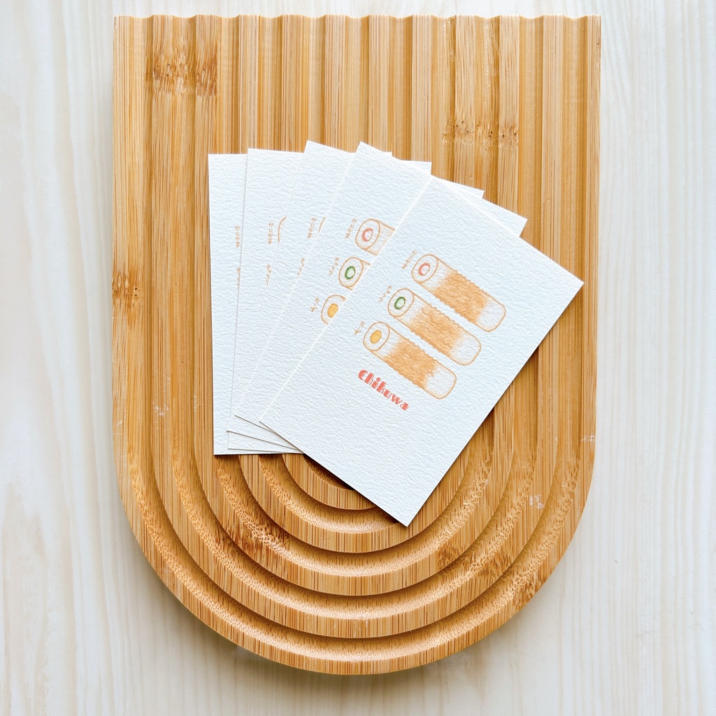 ちくわの中身御三家 メッセージカード