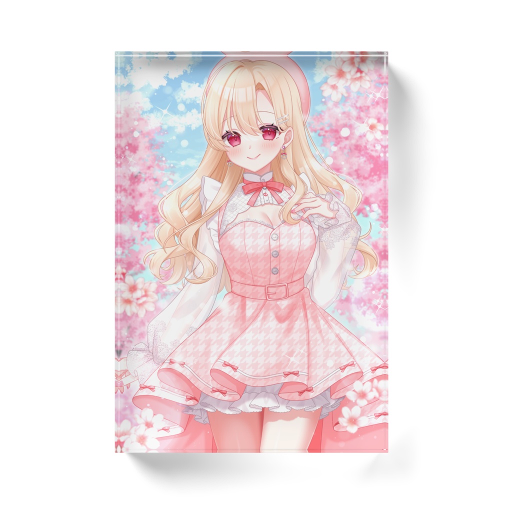 1周年記念アクリルブロック