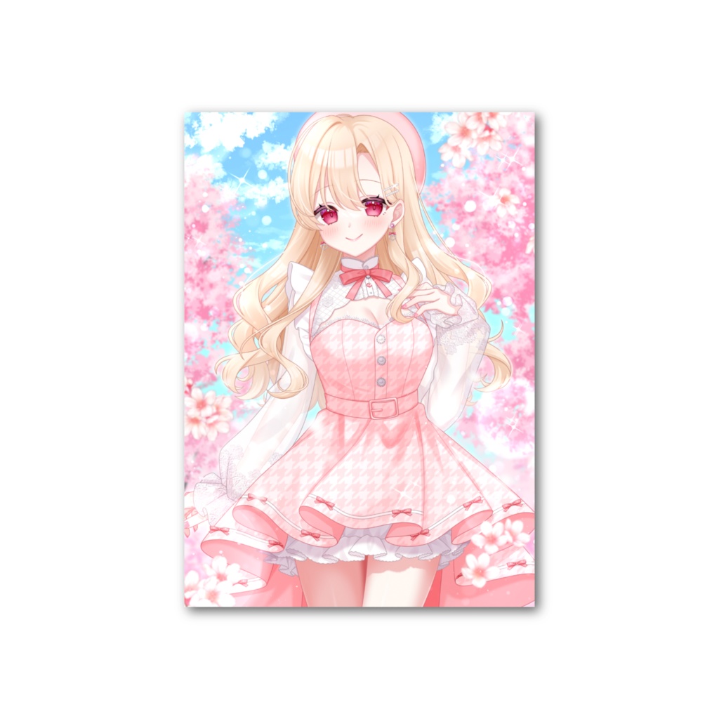 1周年記念フォト風カード