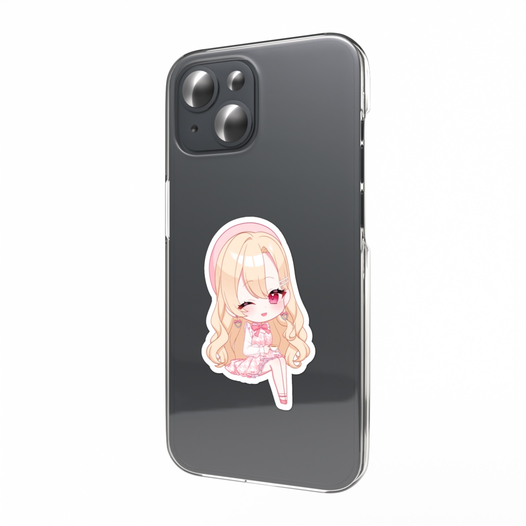 ミニキャラスマホステッカー