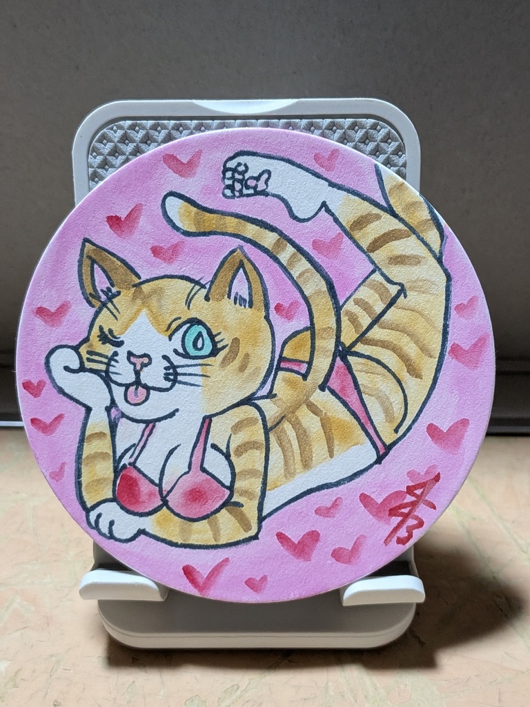 【直筆イラスト】ネコチャン