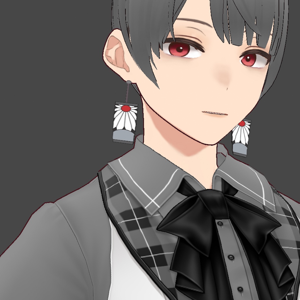 (VROID) Demon Slayer - Tanjiro Earrings