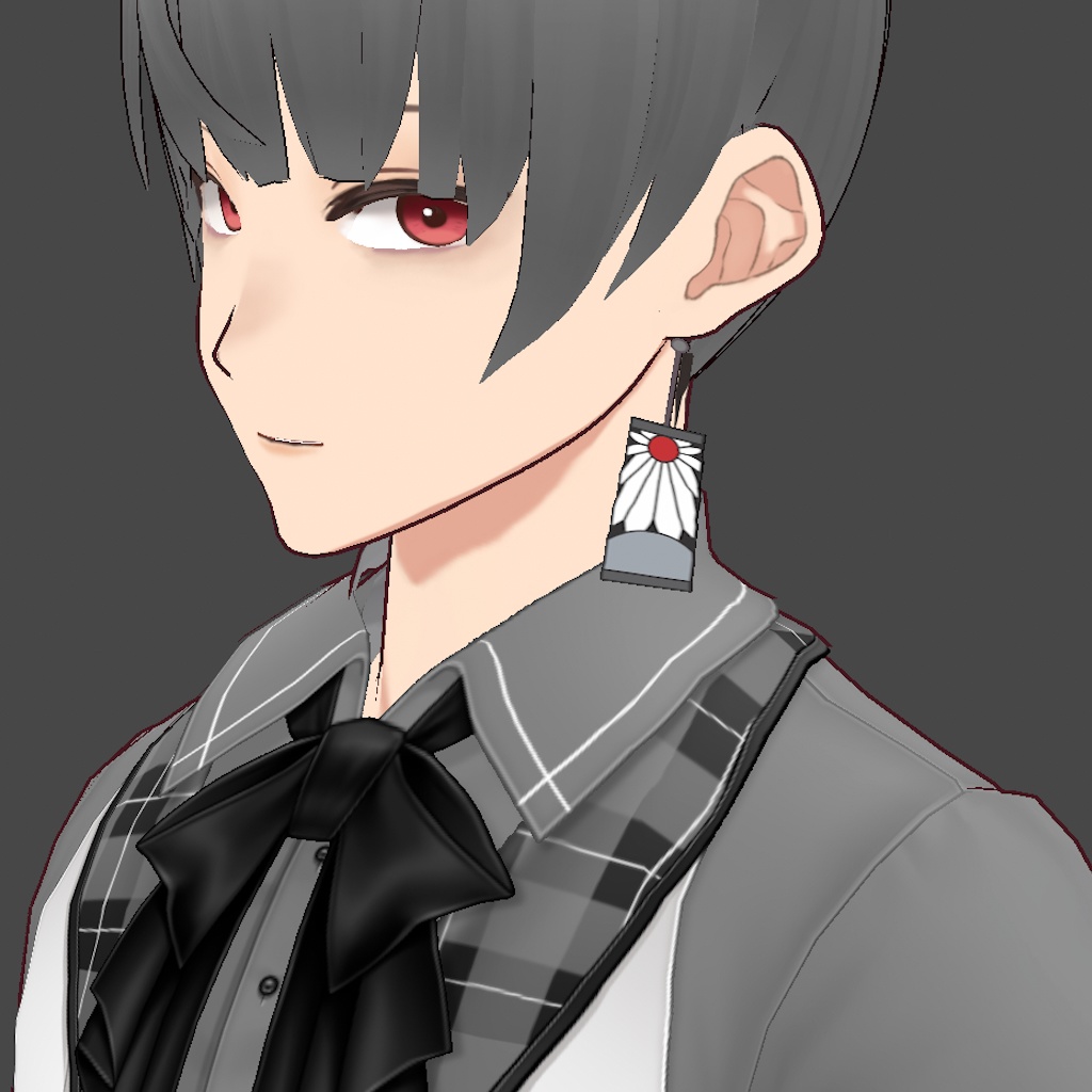 (VROID) Demon Slayer - Tanjiro Earrings