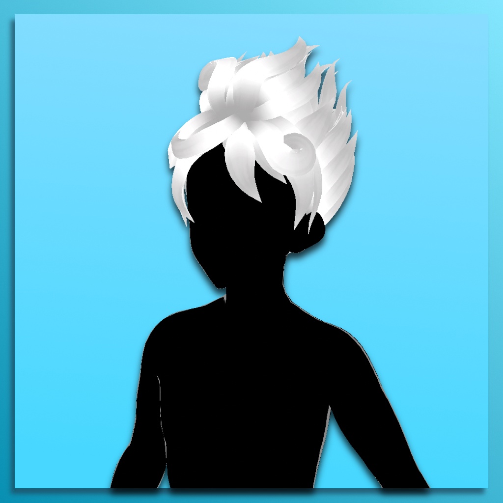(VROID) Male Hair Preset #3 (One Piece: Gear 5) v1