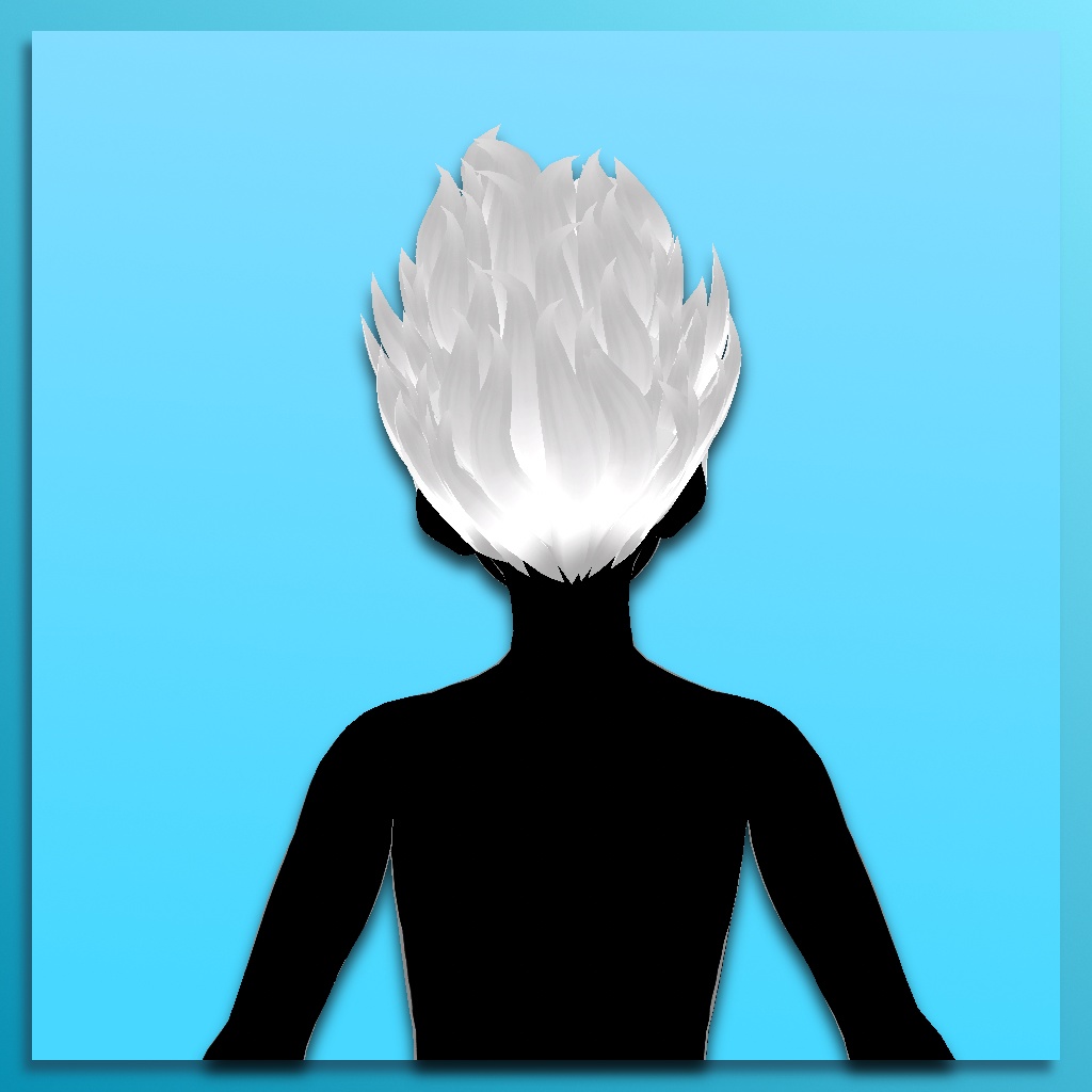 (VROID) Male Hair Preset #3 (One Piece: Gear 5) v1