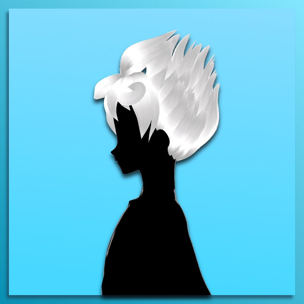 (VROID) Male Hair Preset #3 (One Piece: Gear 5) v1