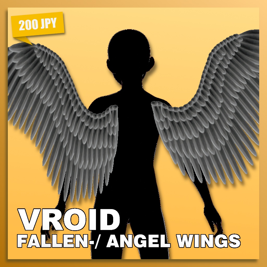 (VROID) Fallen Angel / Angel Wings v2