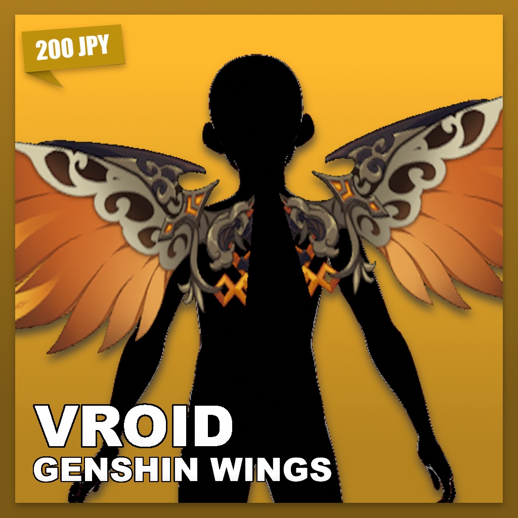 (VROID) Genshin Wings