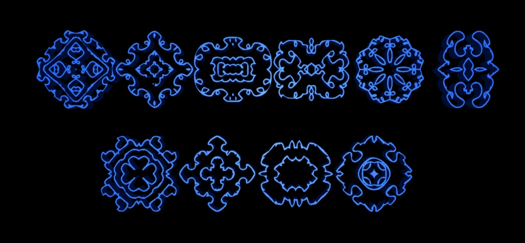 全84種 模様系3Dモデル & テクスチャ