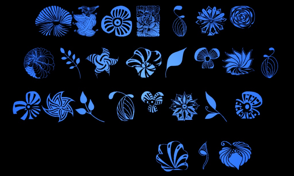 全84種 模様系3Dモデル & テクスチャ