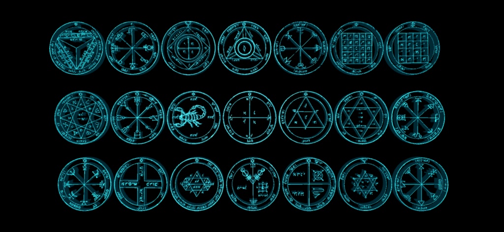 (更新:20/1/23) 126種 ソロモンの鍵 3Dモデル&テクスチャ3