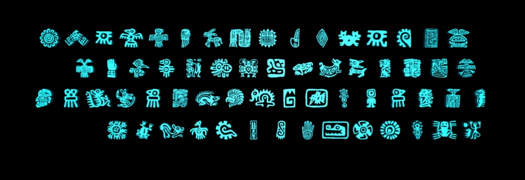 全207種 古代・不思議文字&模様 3Dモデル&テクスチャ