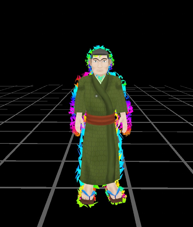 v1.0 ゲーミング拡散・くねくね・ライン・アウトラインシェーダ