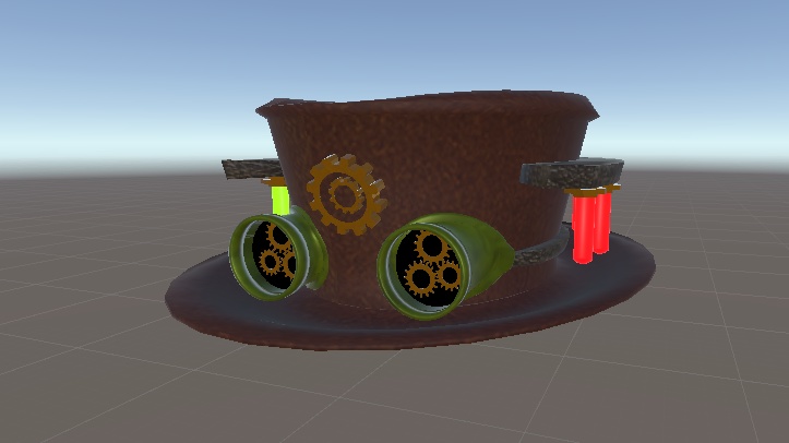 スチームパンク風帽子