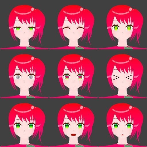 VRChat想定オリジナル3Dモデル "スプラ”