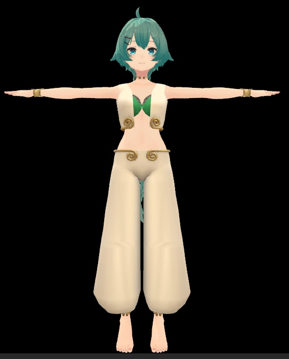 薄荷ちゃん用 アラビアンナイト風衣装