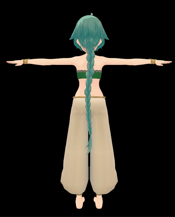 薄荷ちゃん用 アラビアンナイト風衣装