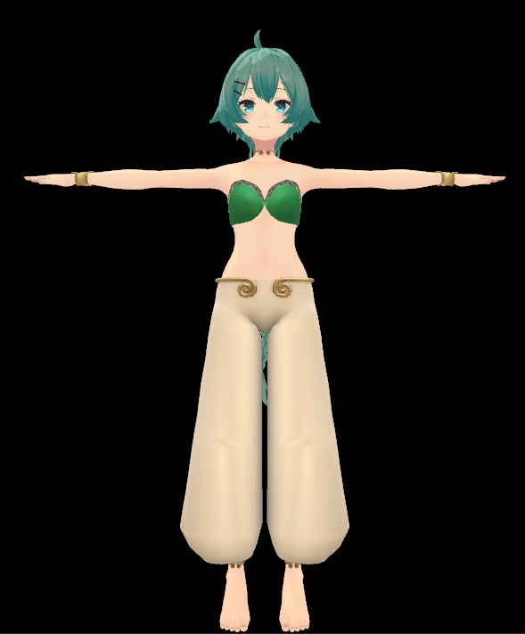 薄荷ちゃん用 アラビアンナイト風衣装