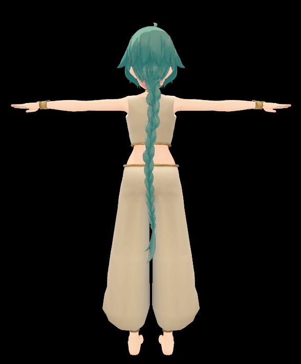 薄荷ちゃん用 アラビアンナイト風衣装