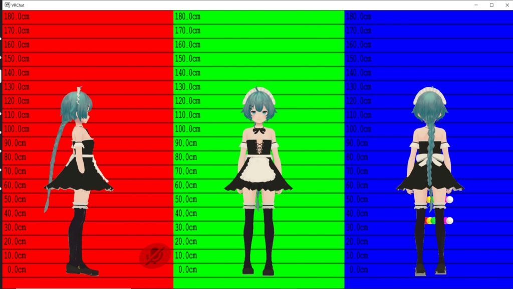 薄荷ちゃん用 メイド服2 フレンチ風