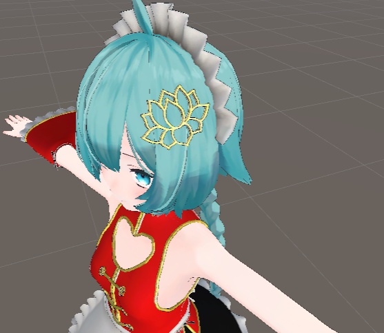 薄荷ちゃん用 メイド服3 チャイナ風