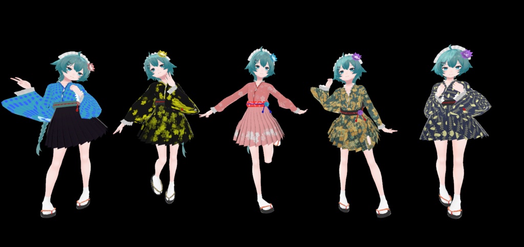 薄荷ちゃん用 メイド服4 和風