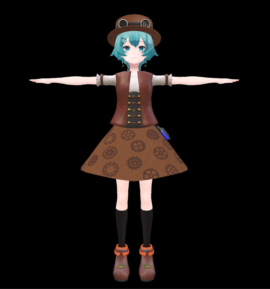 薄荷ちゃん用 スチームパンク風衣装