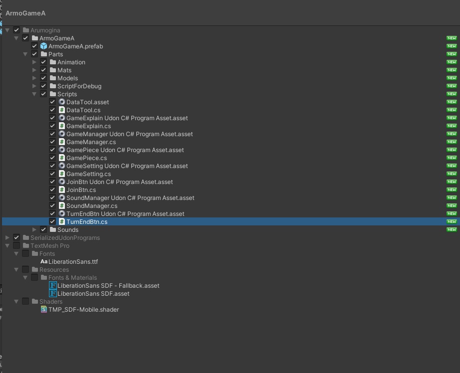 (230115) VRChat想定 単純化され複雑化されたチェスのようなボードゲーム (ArmoBoardGameA)