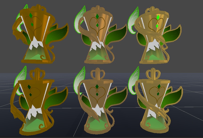 VRChat想定 深林の記憶3Dモデル