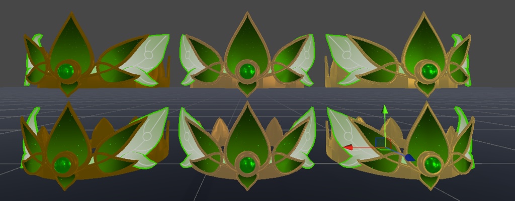 VRChat想定 深林の記憶3Dモデル