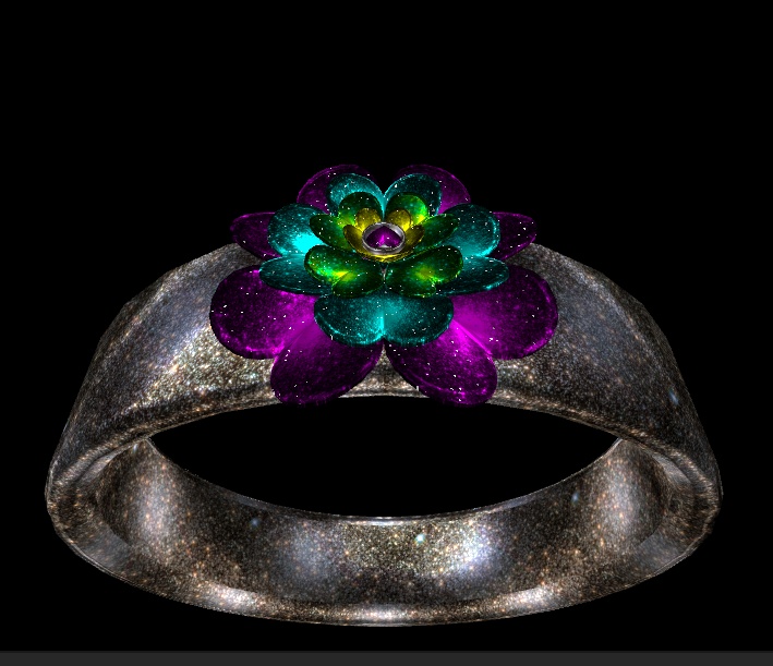 ギミックエフェクト付きトランプモチーフの指輪 typeC (ArmoRingC)