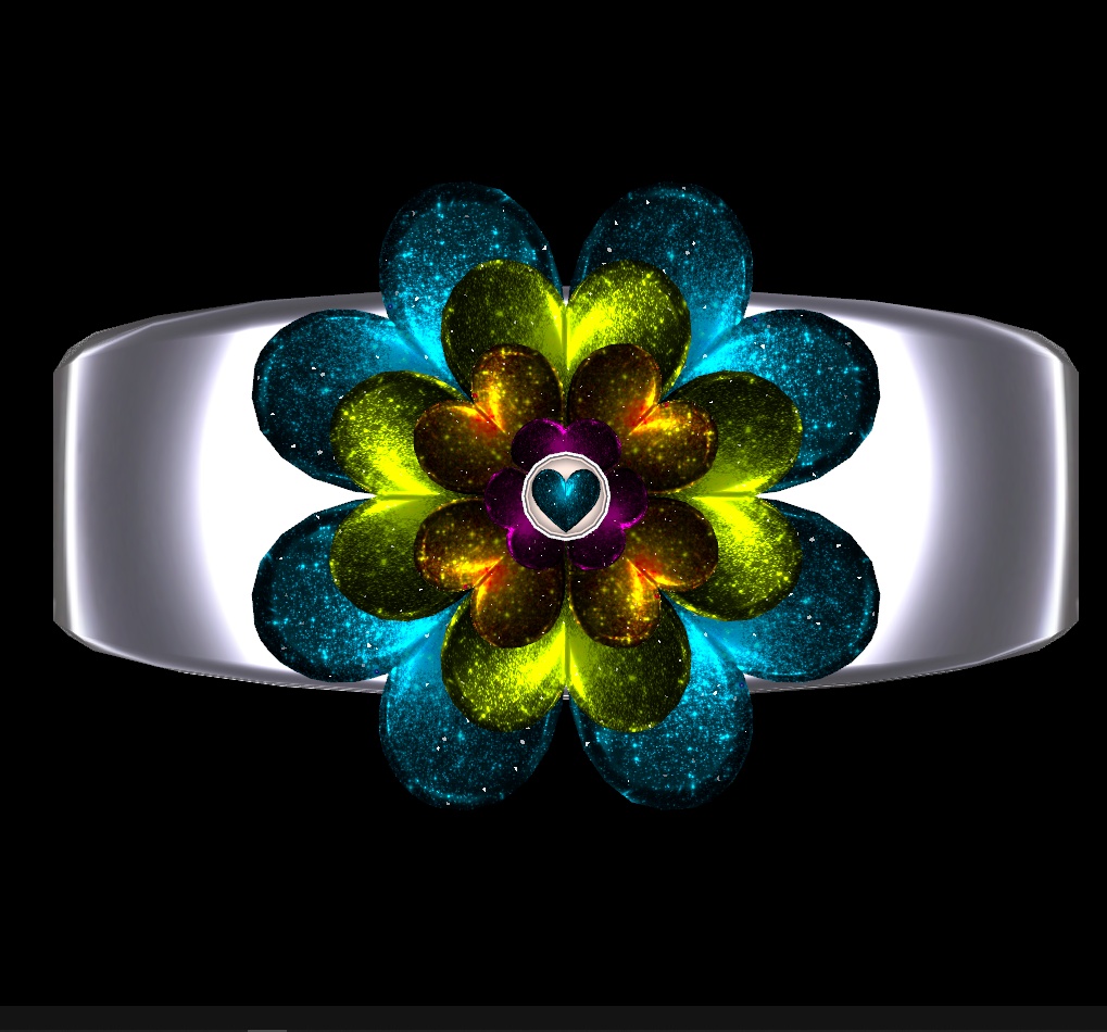 ギミックエフェクト付きトランプモチーフの指輪 typeC (ArmoRingC)