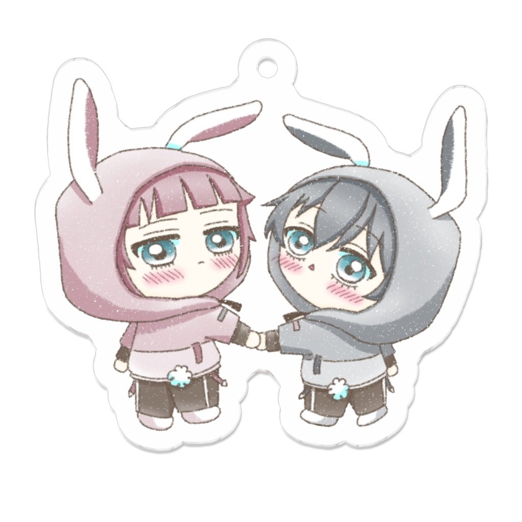 うさみみパーカーアクキー