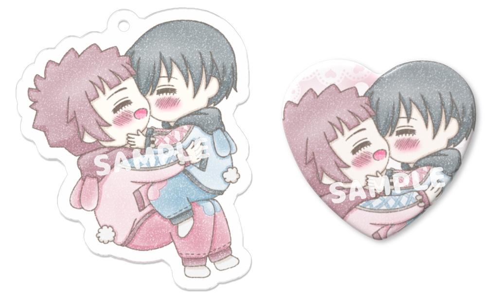 【12月初旬〜】冴凛アクキー＋缶バッジ