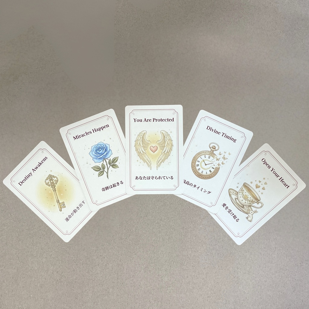 🥀La Vie en Rose Lenormand🥀人生を薔薇色に導くオリジナルカード