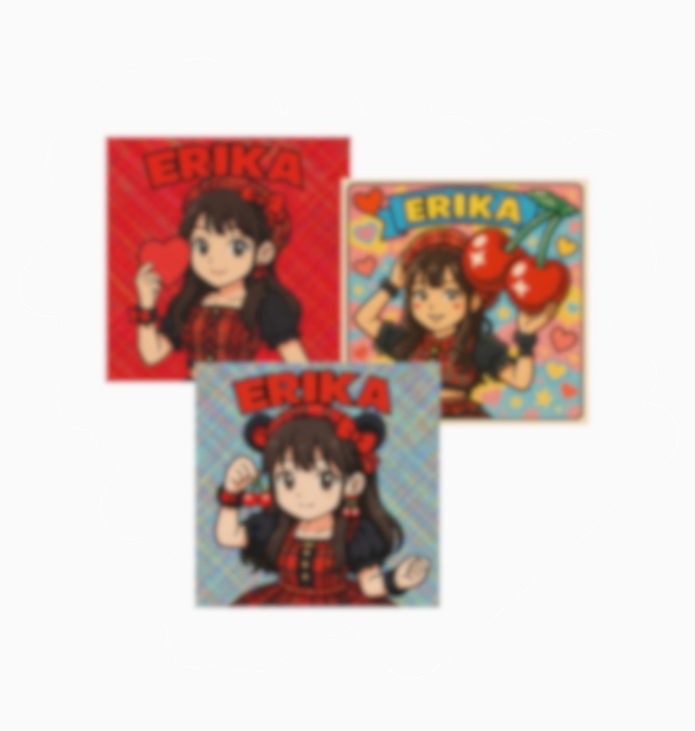 「生誕グッズ」ビックリマンチョコ風シール3枚セット