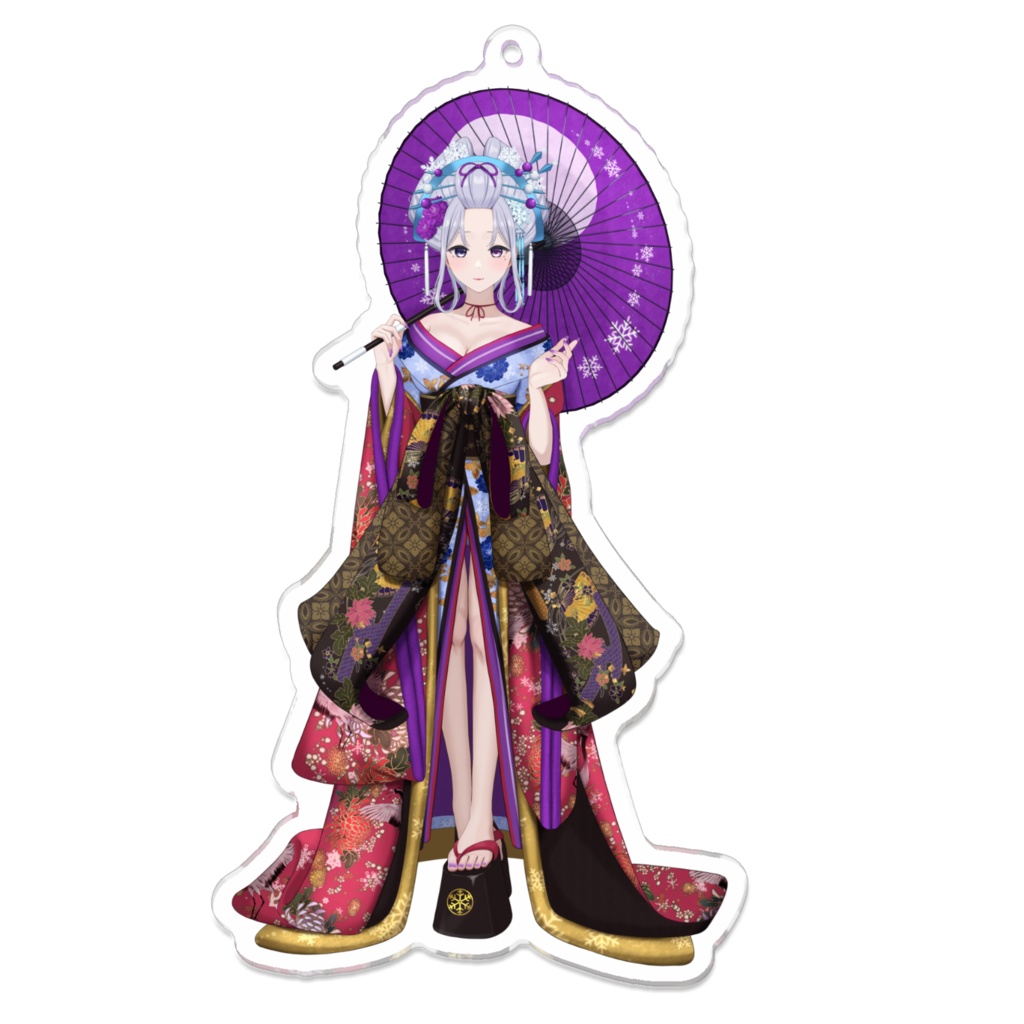 雪那イヴ 花魁アクキー
