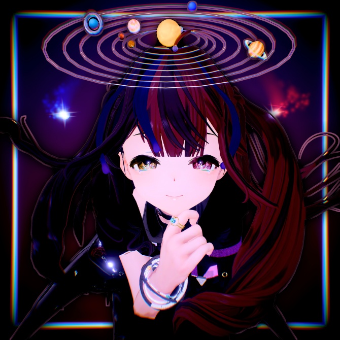 【汎用】Celestial System Set - 惑星9種を選べる腕輪・指輪と、掴めるヘイロー