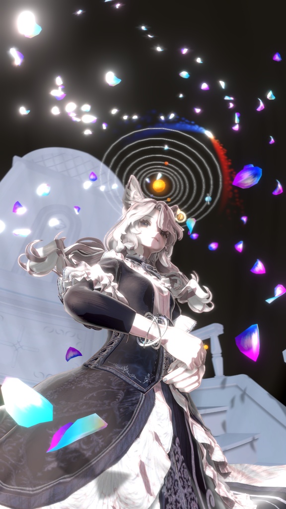 【汎用】Celestial System Set - 惑星9種を選べる腕輪・指輪と、掴めるヘイロー