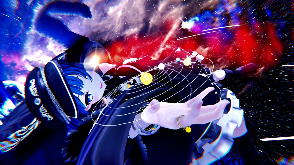 【汎用】Celestial System Set - 惑星9種を選べる腕輪・指輪と、掴めるヘイロー