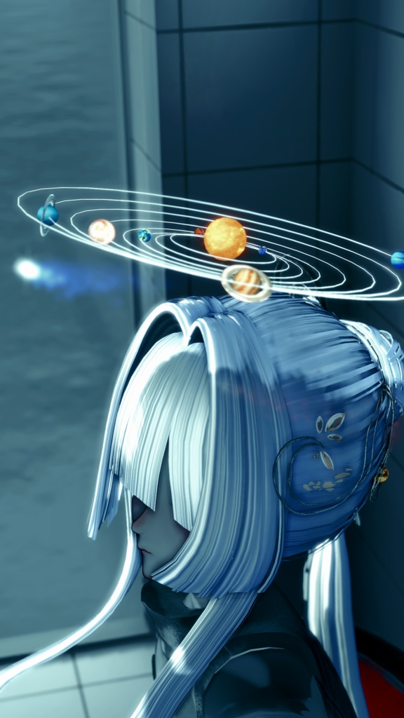 【汎用】Celestial System Set - 惑星9種を選べる腕輪・指輪と、掴めるヘイロー