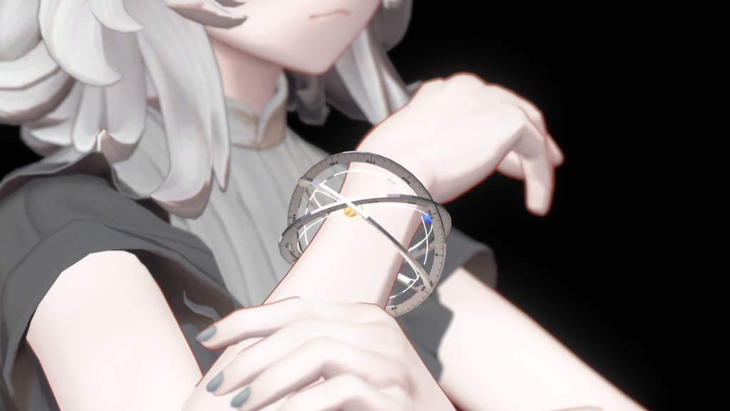 【汎用】Celestial System Set - 惑星9種を選べる腕輪・指輪と、掴めるヘイロー