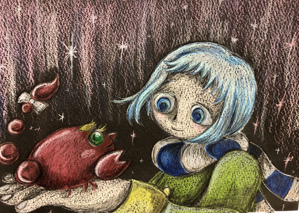 ドローイング「さそりのピッピ」